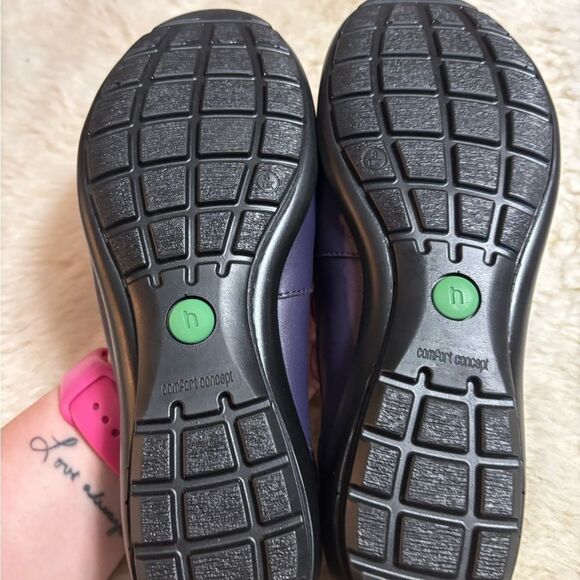 Hotter Purple Flats with Bow Detail - Picture 4 of 7